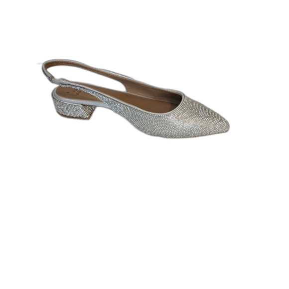 Women's Elle Rhinestone Slingback Pointed Toe Shoes - A New Day- Size 8 - Picture 4 of 7